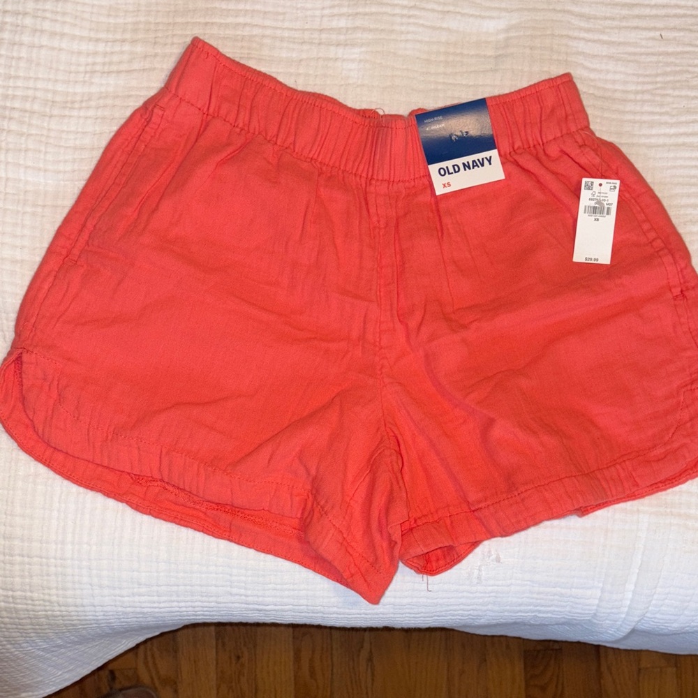 NWT! Old Navy Women's Vibrant Coral Shorts